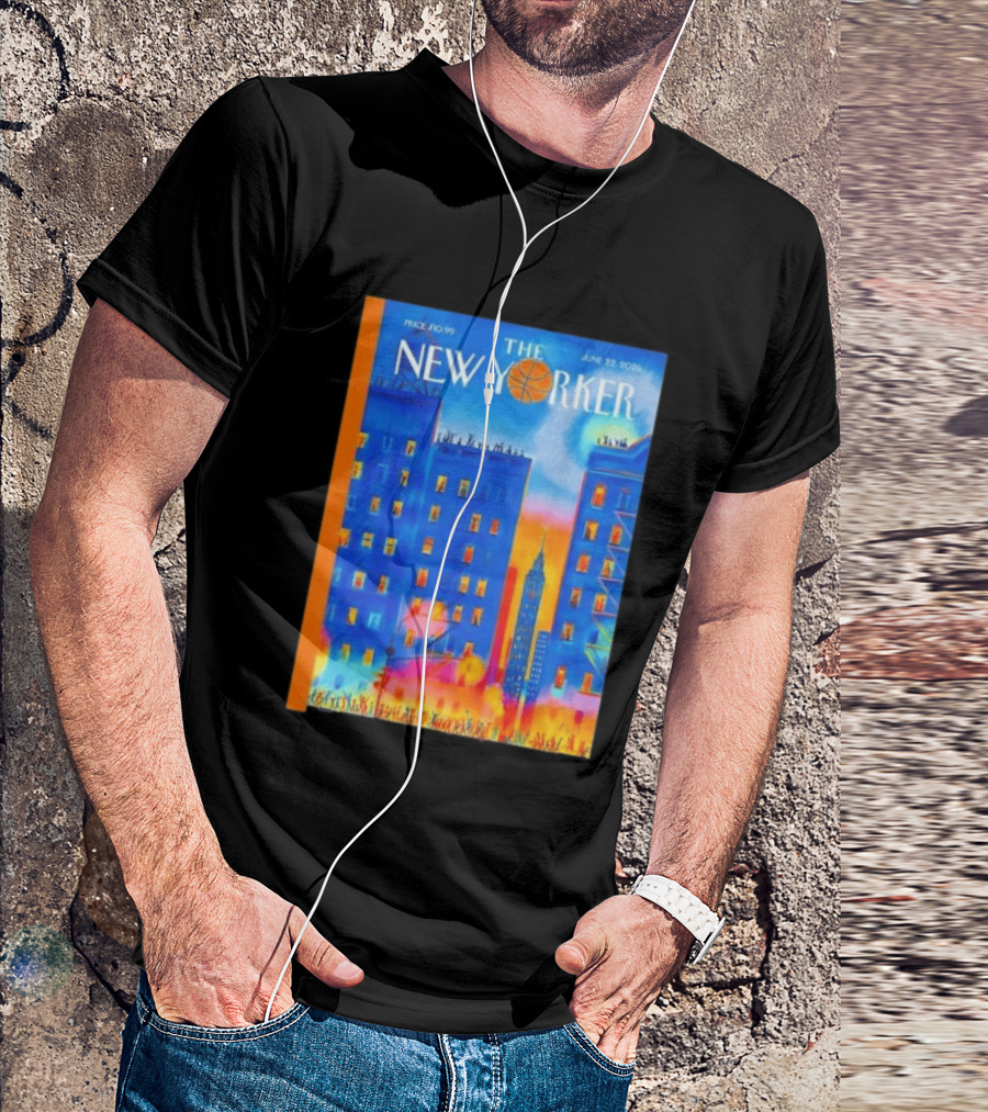 Pierre Emmanuel Lyet The New Yorker June 12 2023 Basketball Art Cover T-Shirt