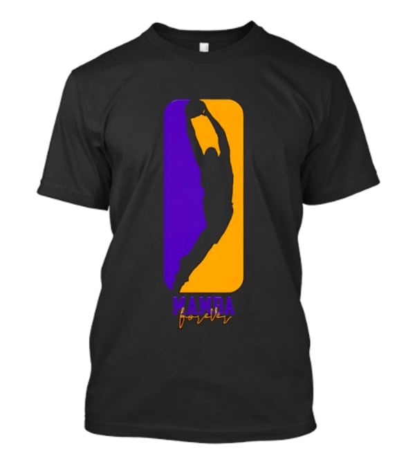 Mamba Forever Purple Gold Basketball Legend T-Shirt