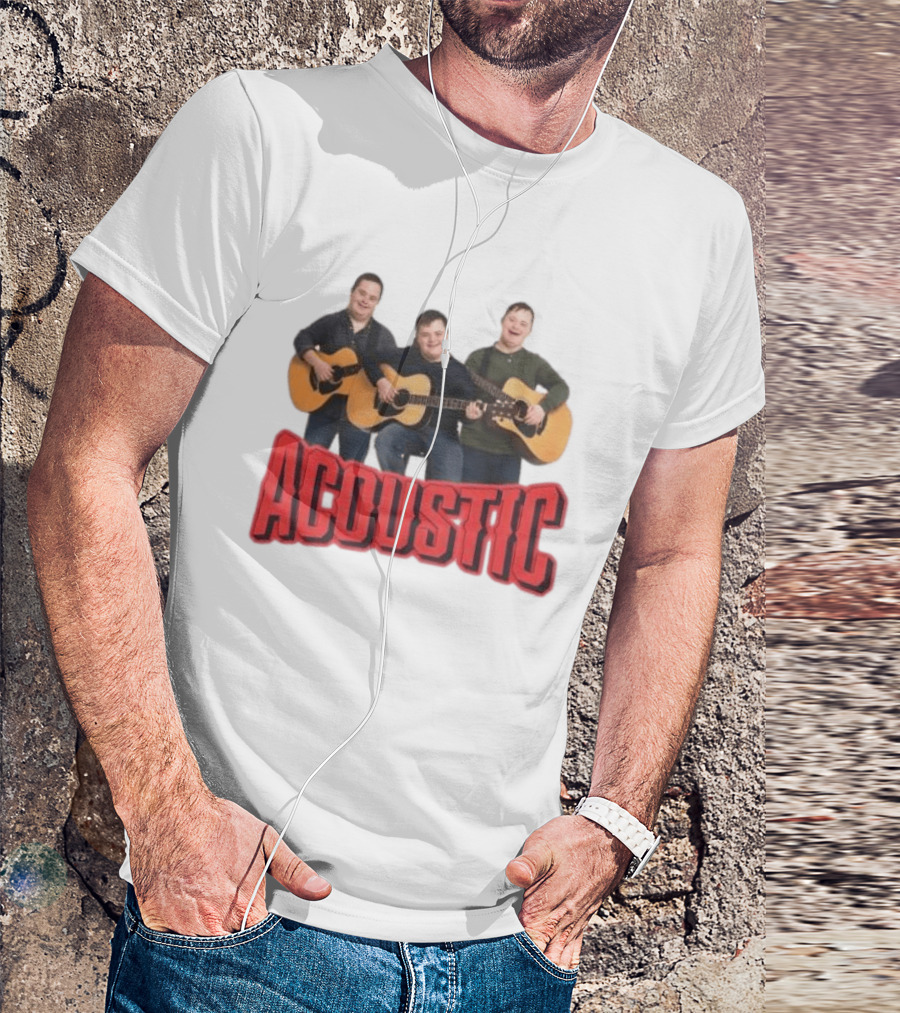 Acoustic Play Guitar Meme Trio T-Shirt