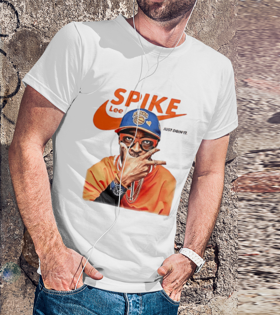 Spike Lee Knicks New York JUST DOIN IT T-Shirt