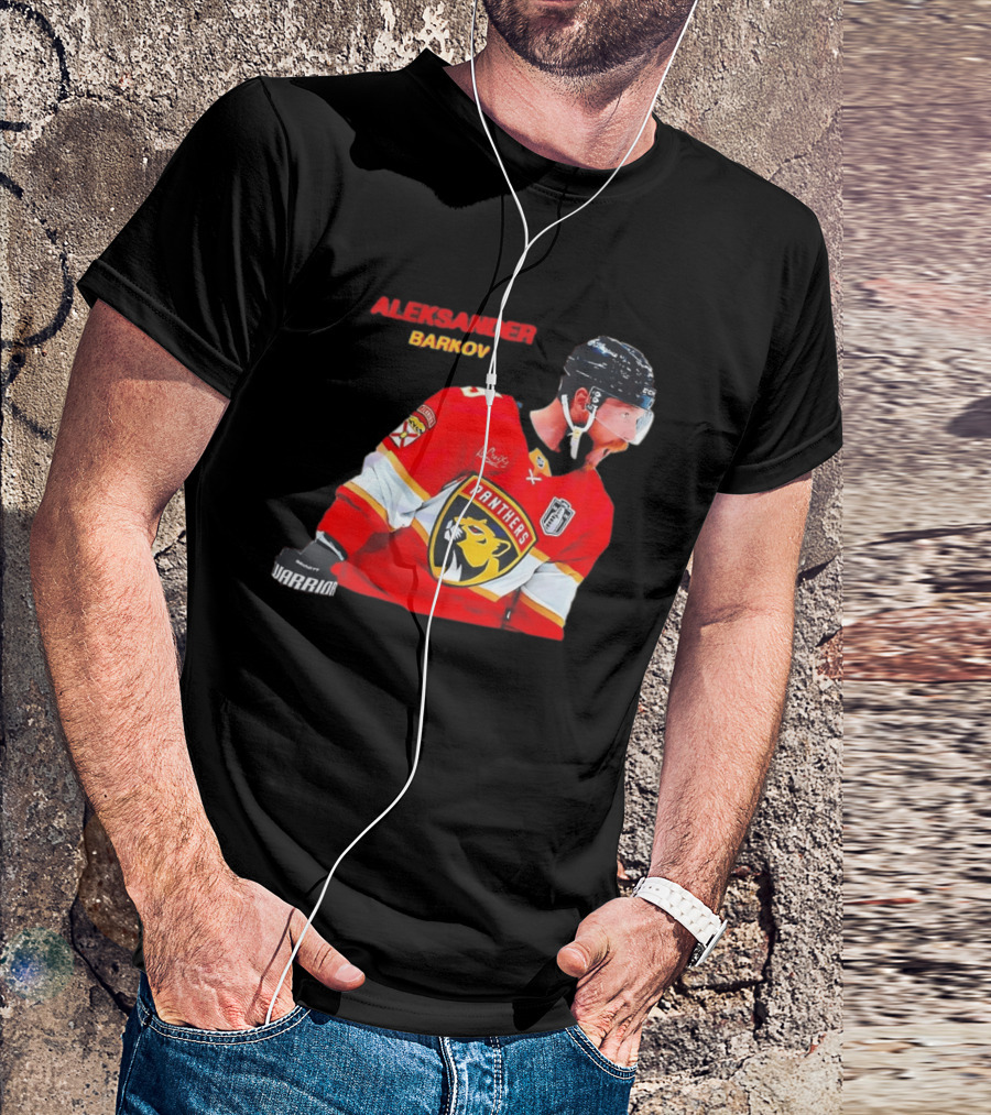 Aleksander Barkov Number 16 Florida Panthers Red Hockey Jersey T-Shirt