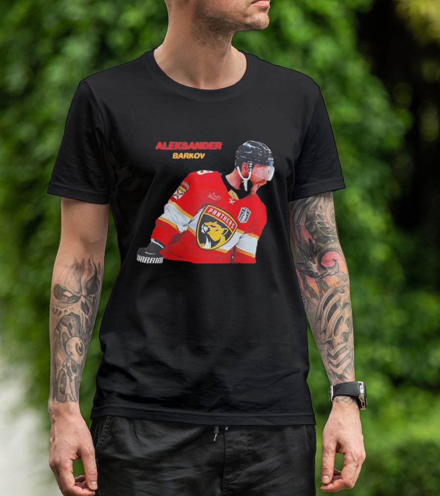 Aleksander Barkov Number 16 Florida Panthers Red Hockey Jersey T-Shirt