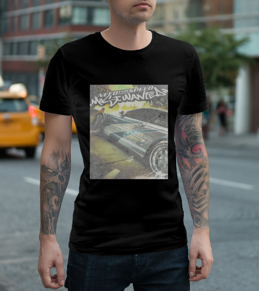 Need For Speed Most Wanted Racing Car Game T-Shirt