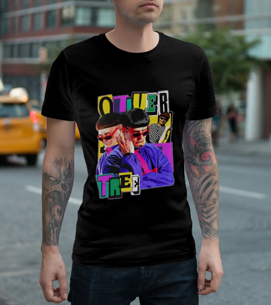 Oliver Tree 1993 2026 Memorial Collage With Retro Sunglasses T-Shirt