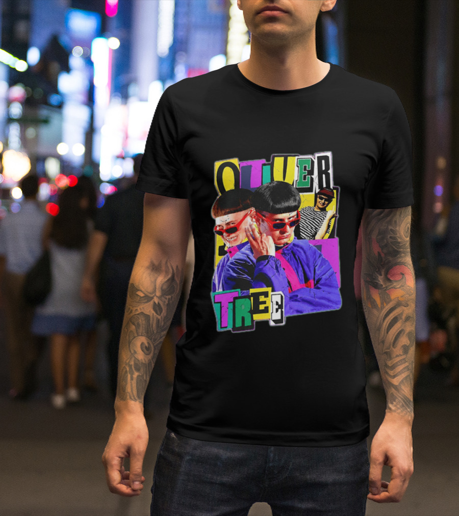 Oliver Tree 1993 2026 Memorial Collage With Retro Sunglasses T-Shirt