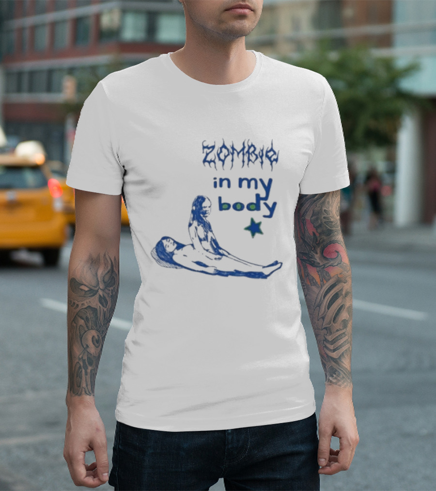 Olivia Rodrigo Zombie In My Body Blue Sketchy T-Shirt