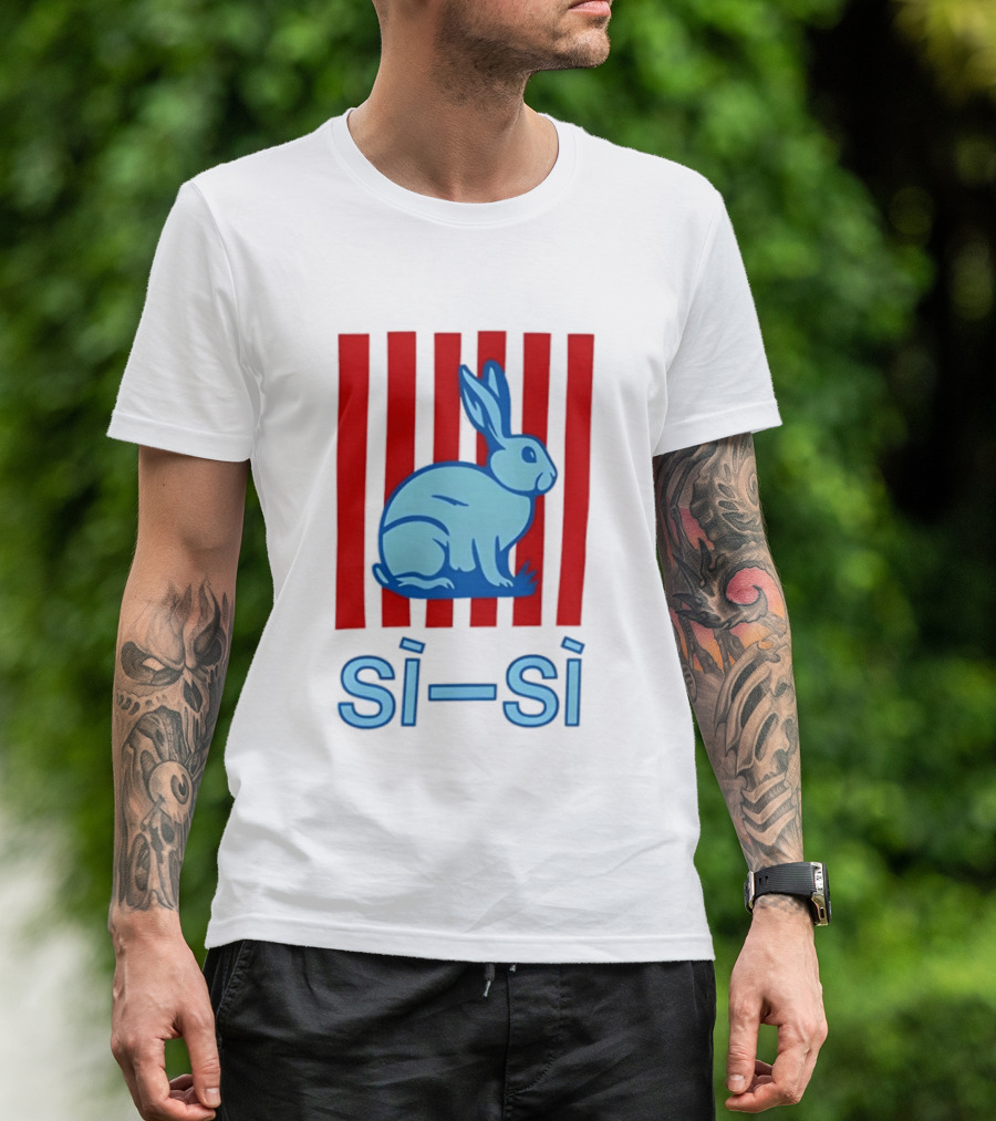 Rm Bottega Veneta Sisi Rabbit Stripes Si Si T-Shirt