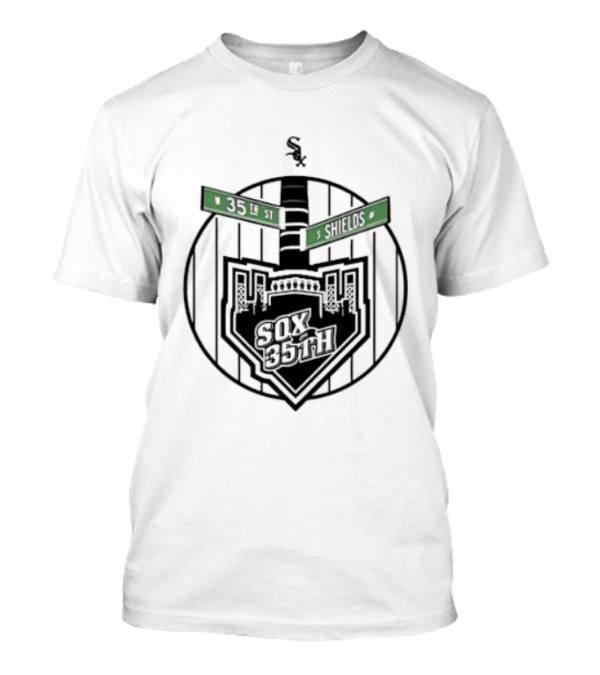 White Sox 35th Shields Baseball Vintage Circle T-Shirt