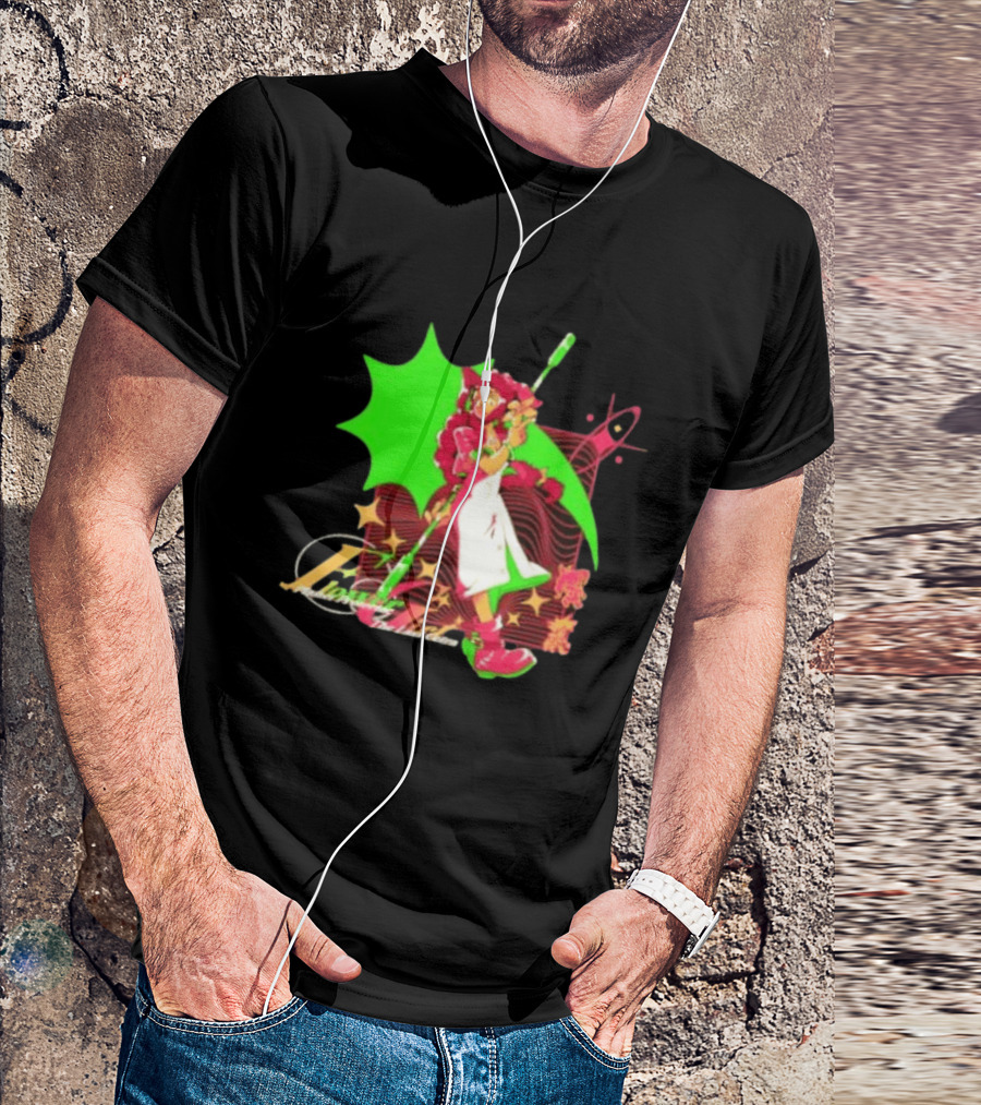 Aerith Gainsborough Final Fantasy VII Flower Girl Planet Protector Last Cetra Fantasy Art Nouveau T-Shirt