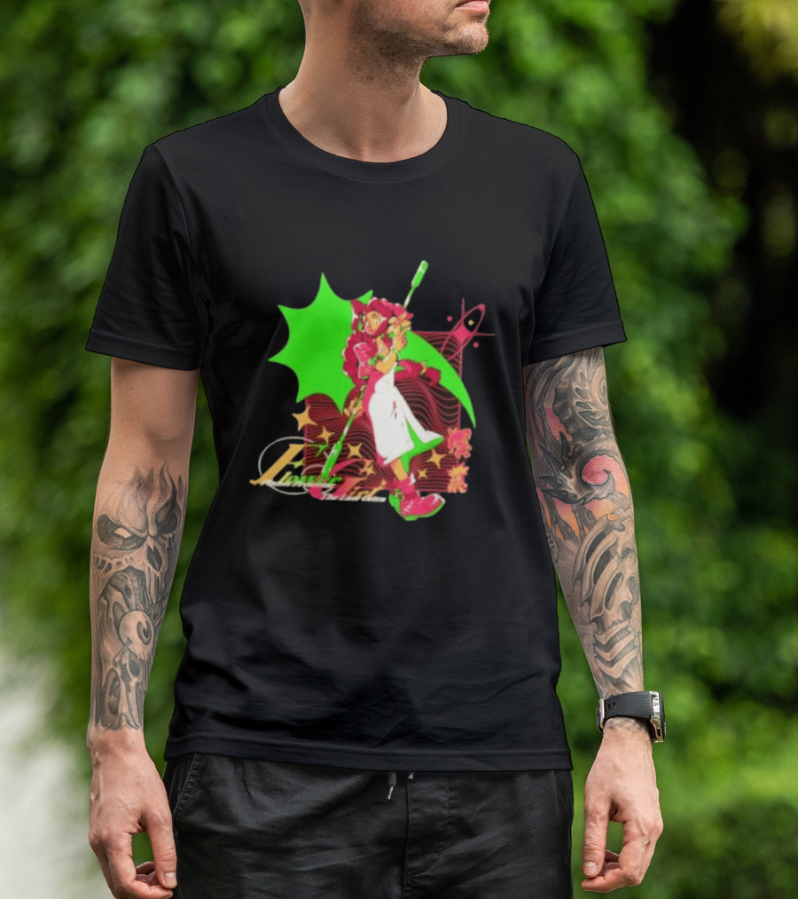 Aerith Gainsborough Final Fantasy VII Flower Girl Planet Protector Last Cetra Fantasy Art Nouveau T-Shirt