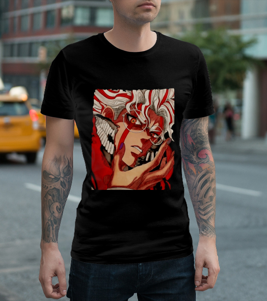 Akaza Kimetsu No Yaiba Upper Rank Three Anime T-Shirt