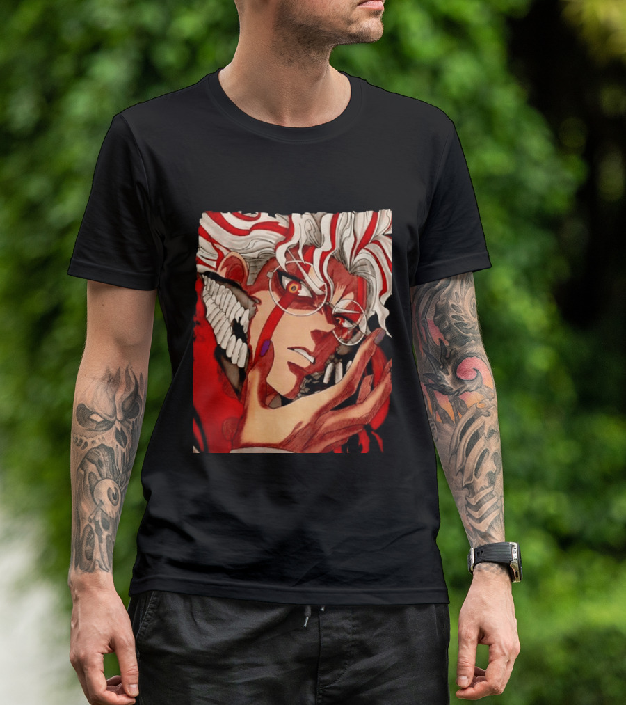 Akaza Kimetsu No Yaiba Upper Rank Three Anime T-Shirt