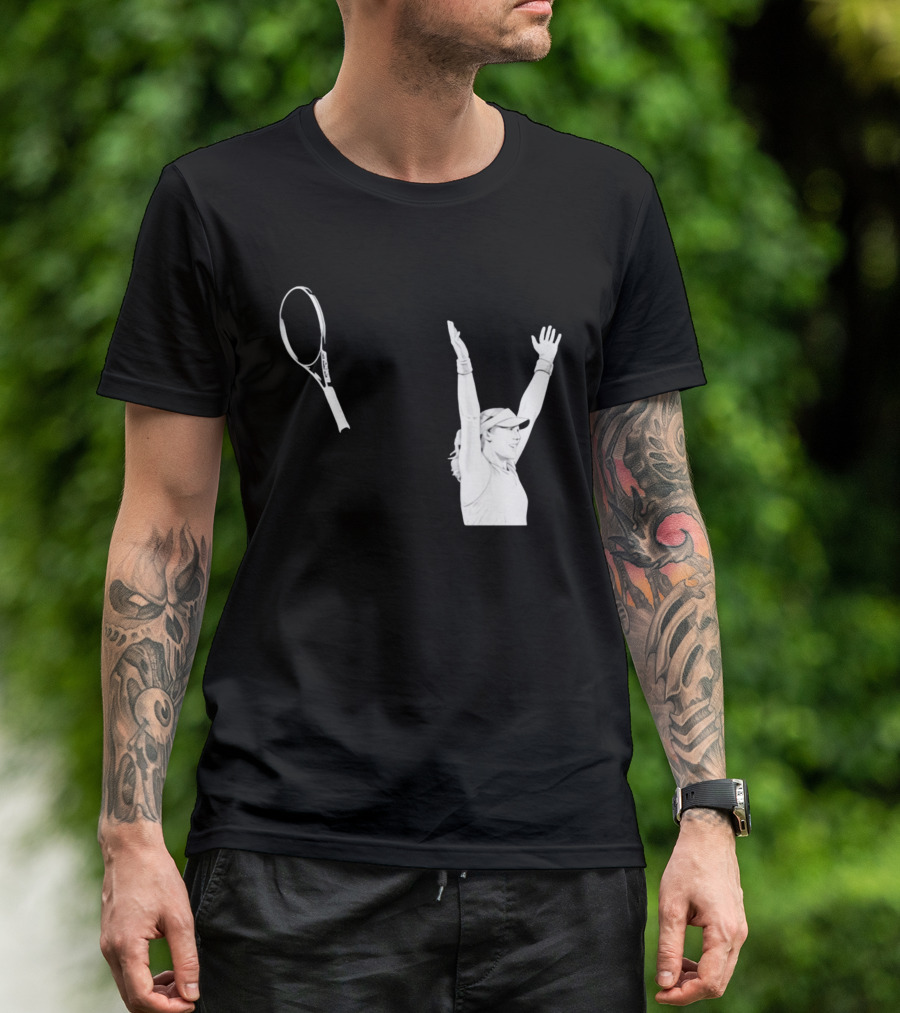 Babolat Tennis Player Celebration Arms Raised Victory T-Shirt