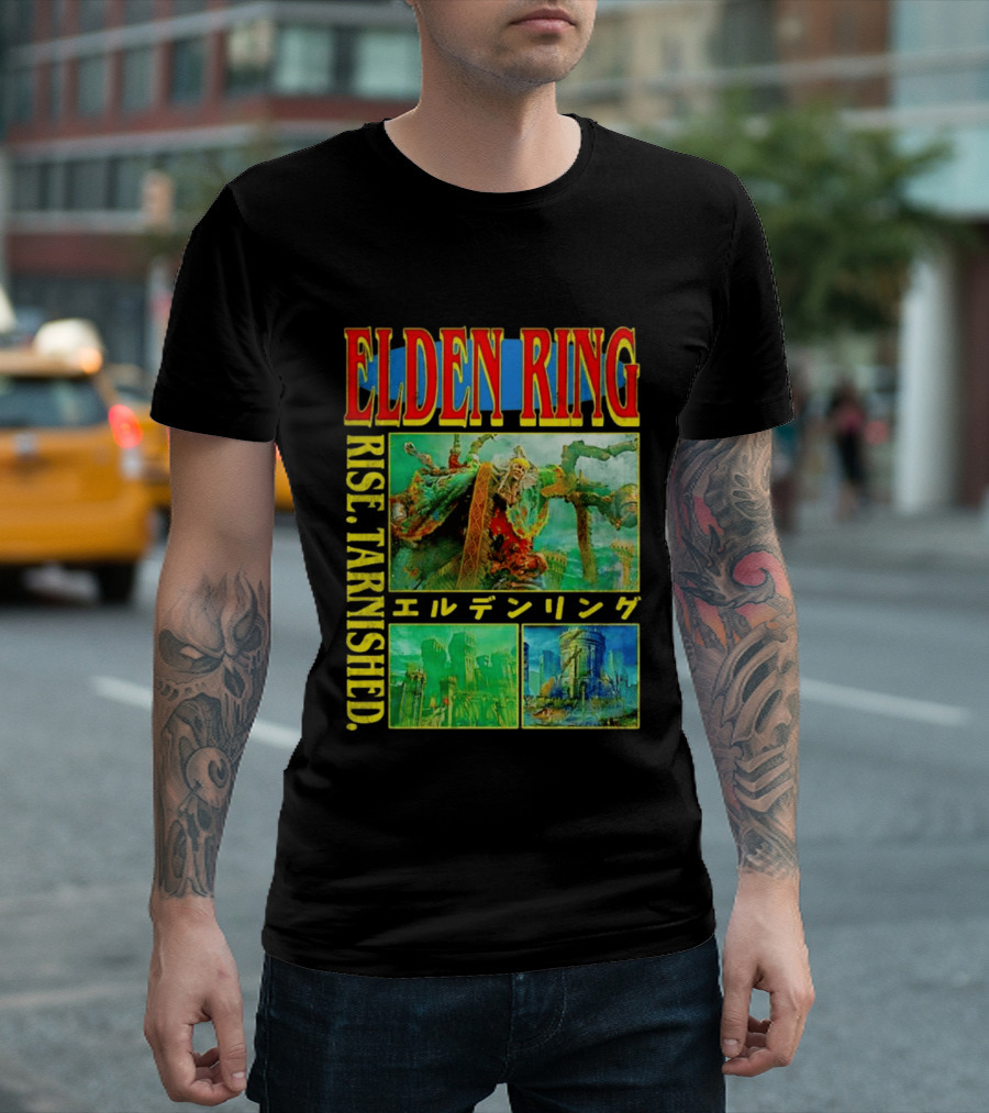 Elden Ring Godrick The Grafted Rise Tarnished Japanese T-Shirt