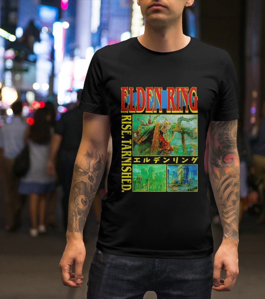 Elden Ring Godrick The Grafted Rise Tarnished Japanese T-Shirt