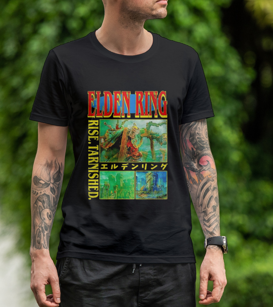 Elden Ring Godrick The Grafted Rise Tarnished Japanese T-Shirt