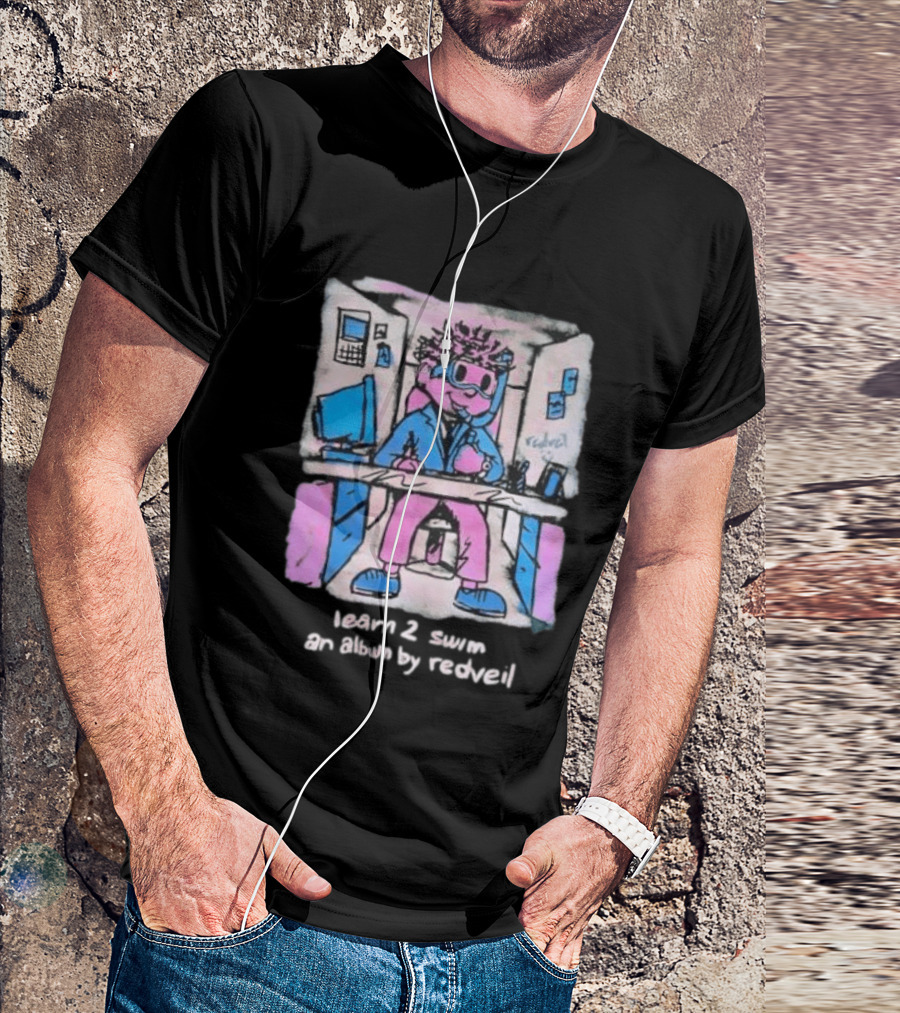Learn 2 Swim An Album By Redveil Stylized T-Shirt