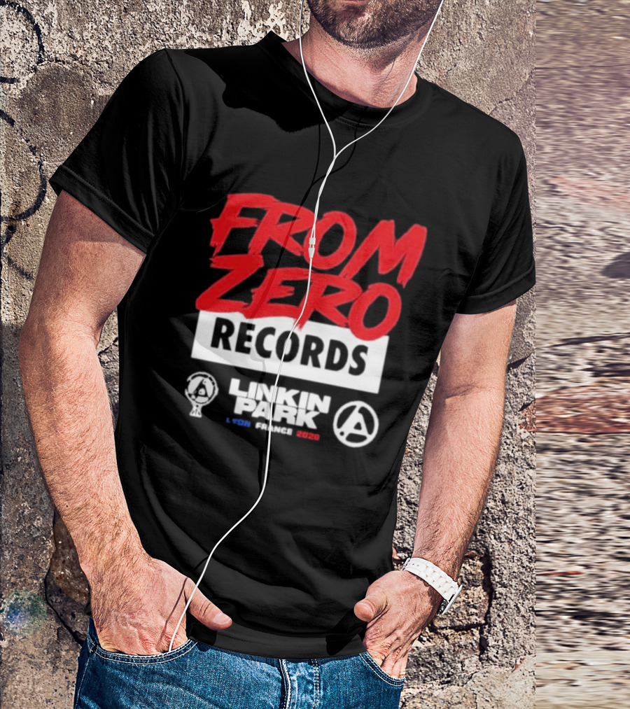 From Zero Records Linkin Park Lyon France 2026 T-Shirt