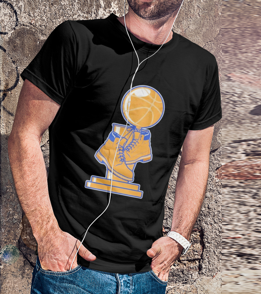 NY Basketball Trophy Timberland Boots T-Shirt