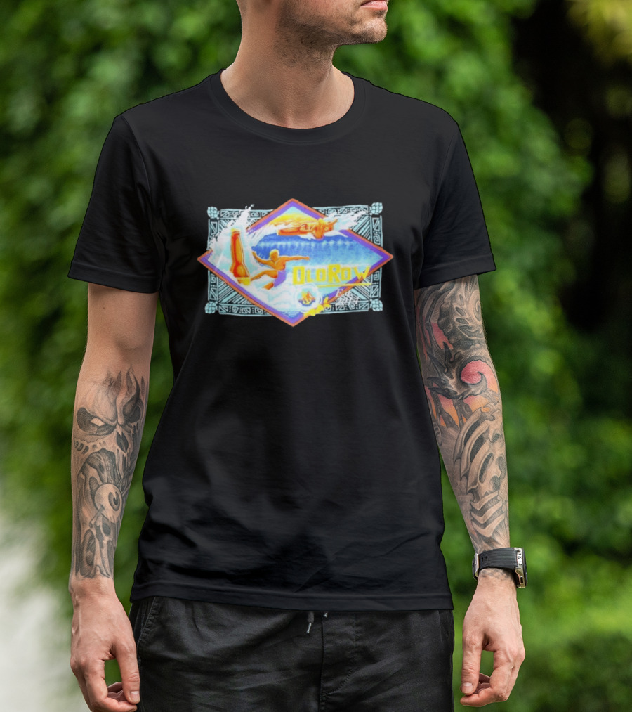 Old Row Surfing Beer Bottle Wave Coastal Beach Life Ocean 2014 T-Shirt