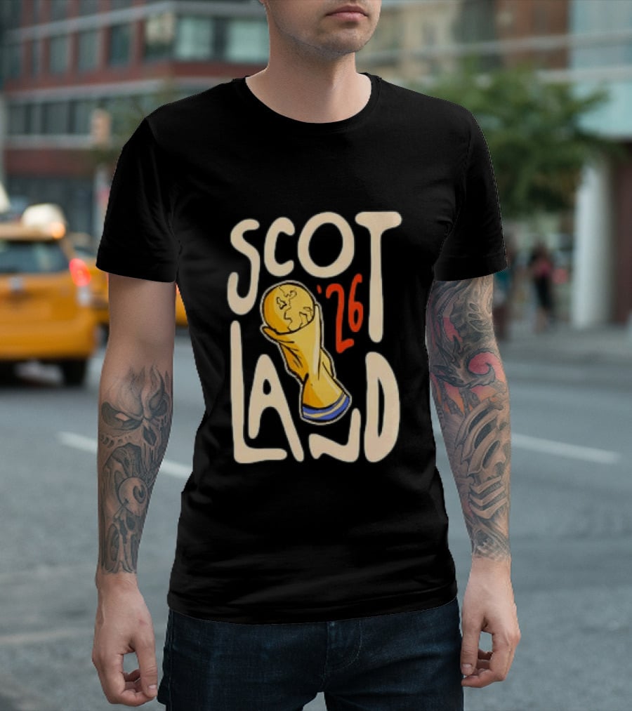 Scotland 2026 Trophy Cup Celebration T-Shirt