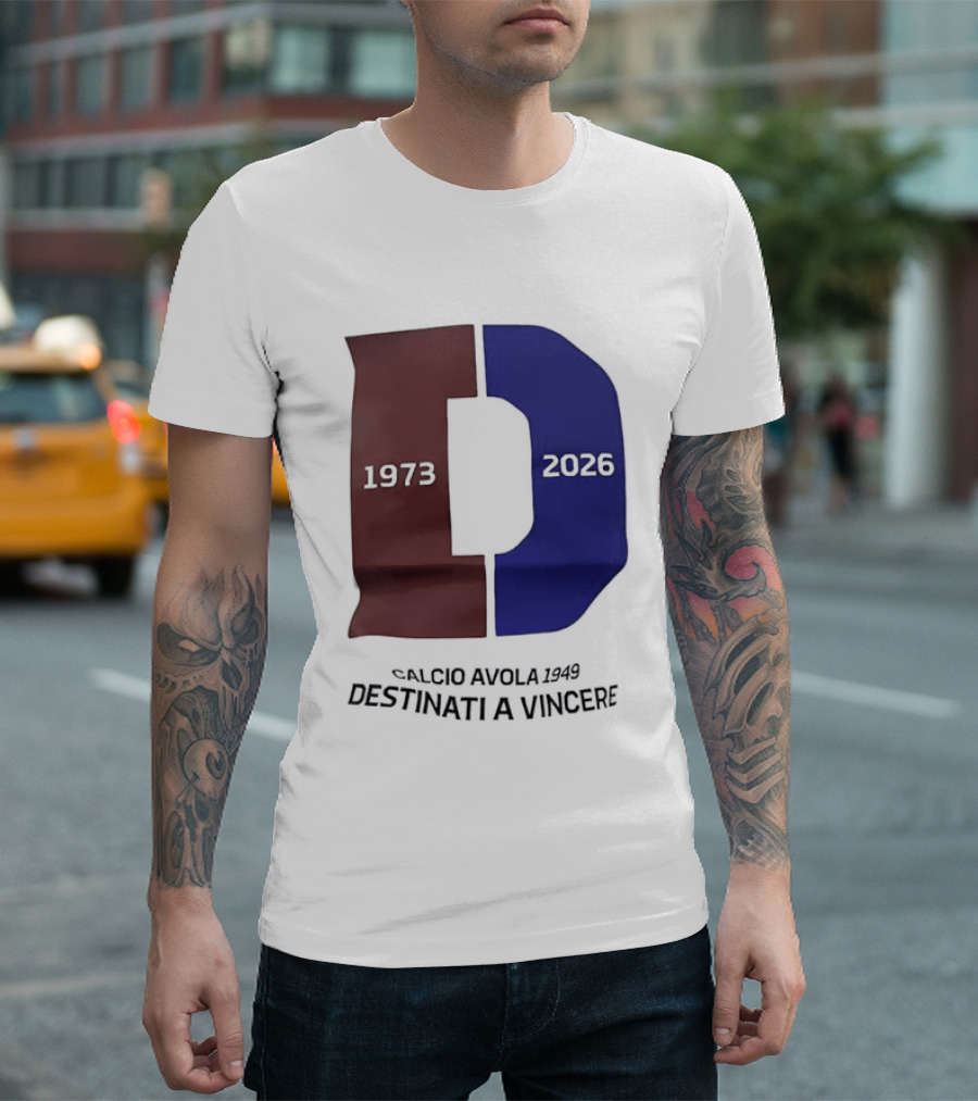 Calcio Avola 1949 Destinati A Vincere 1973 2026 T-Shirt