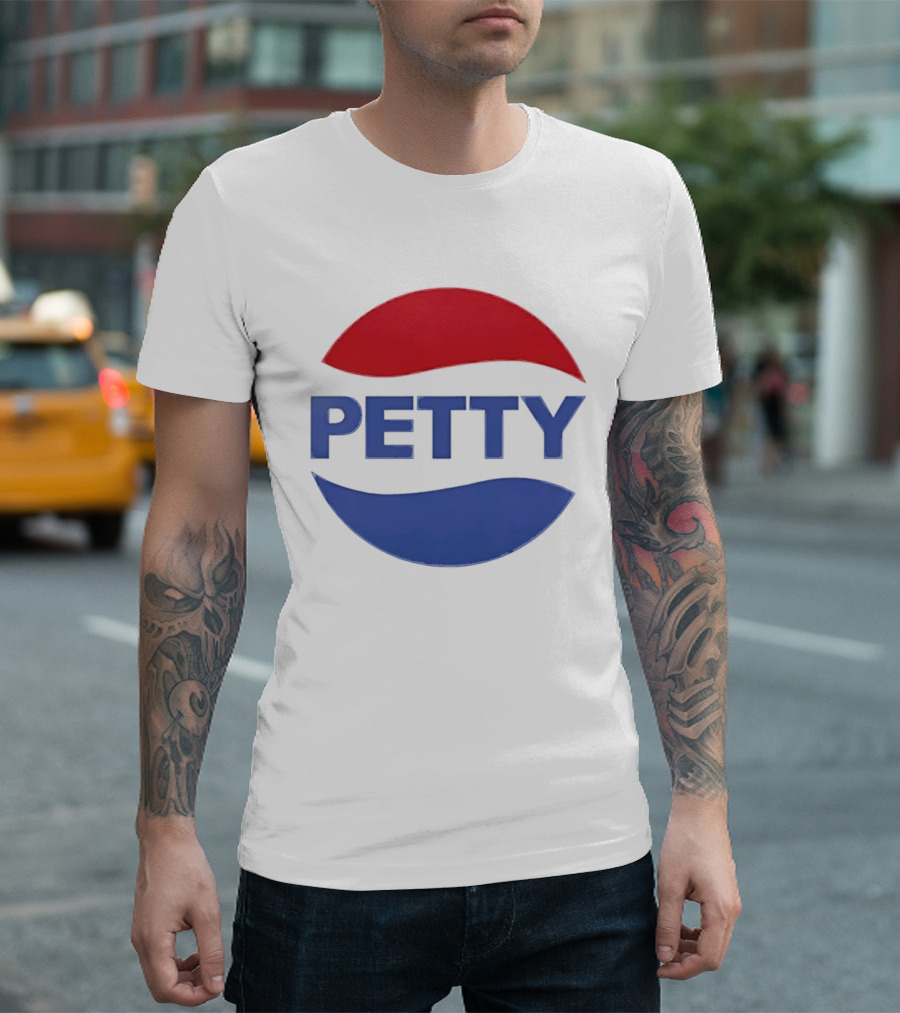 PETTY Pepsi Parody Red Blue T-Shirt