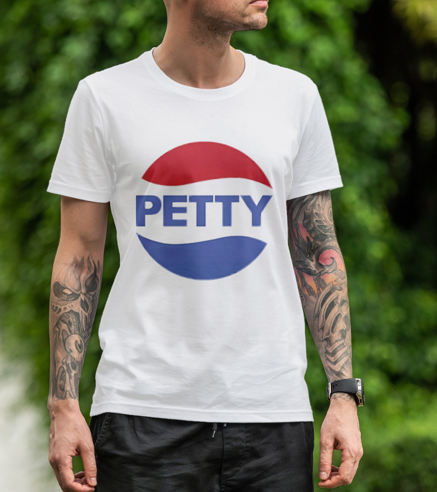 PETTY Pepsi Parody Red Blue T-Shirt