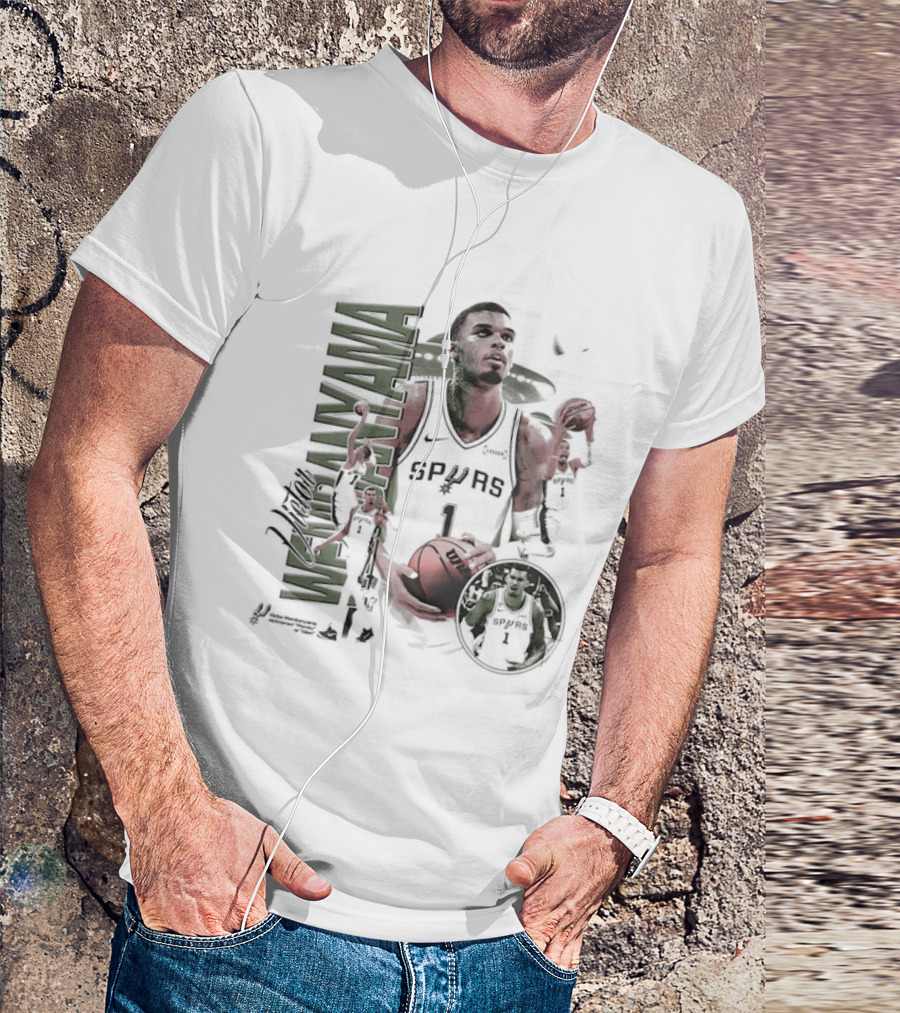 Victor Wembanyama San Antonio Spurs NBA Wemby Alien Number One T-Shirt