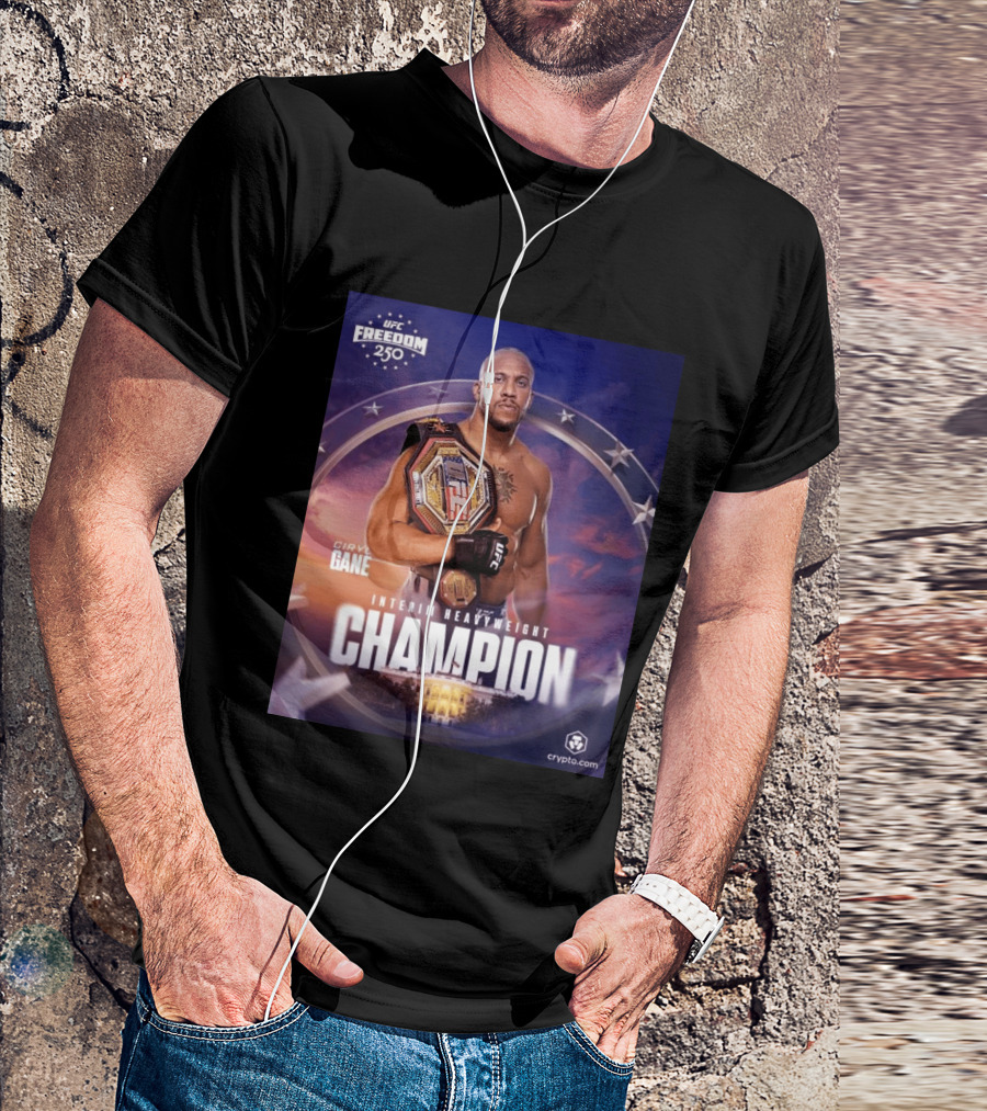 UFC Freedom 250 Ciryl Gane Interim Heavyweight Champion Crypto.com T-Shirt