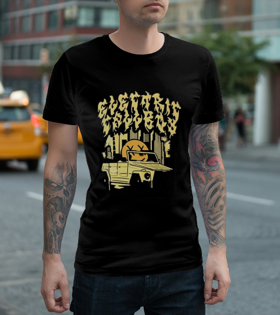 Electric Callboy Let The Good Times Roll Just Cruisin Urban Cityscape Vibes T-Shirt