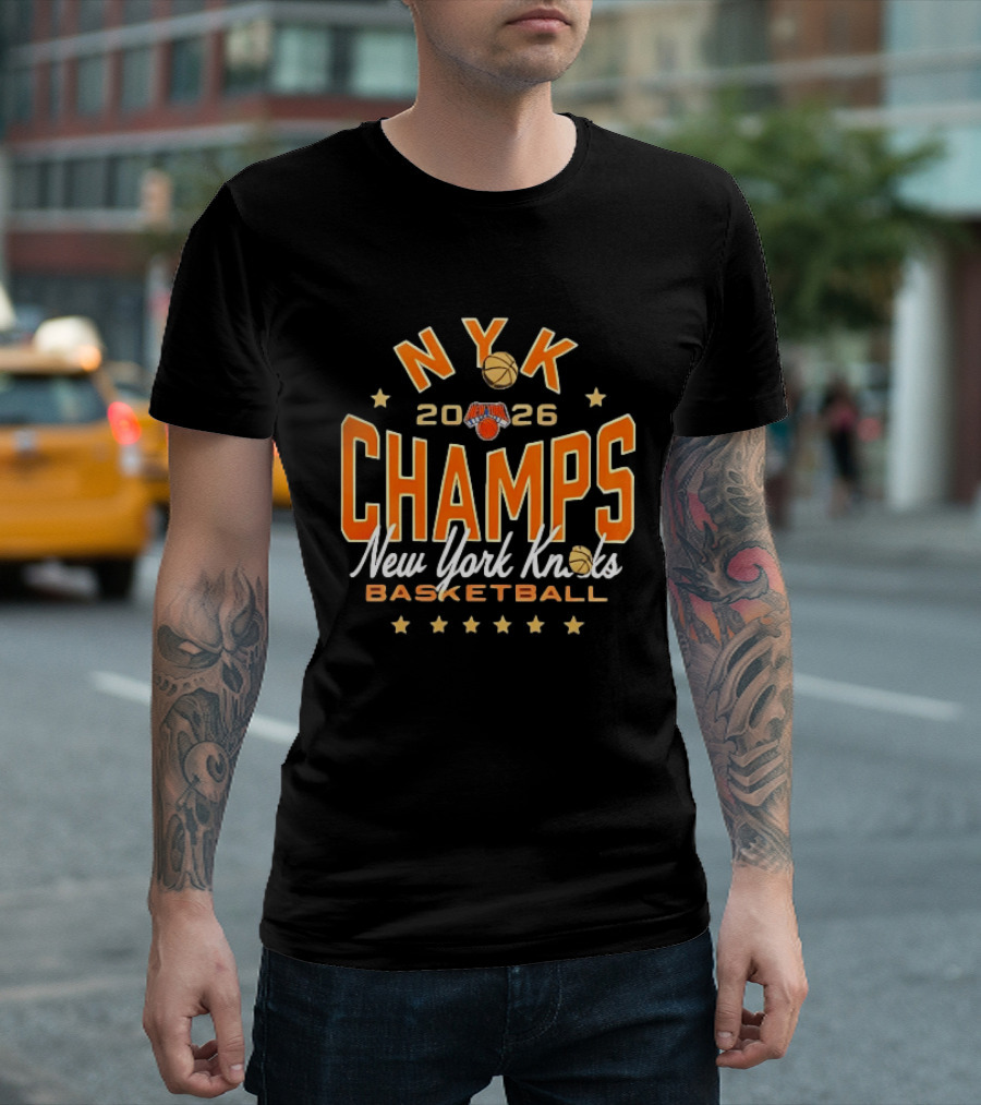 NYK 2026 Champs New York Knocks Basketball T-Shirt