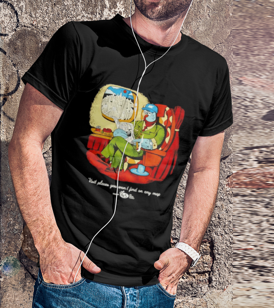 The Travel Agency Mile High Flyer Bird NY Visit Places You Won't Find On Any Map T-Shirt