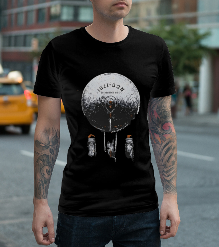 USS Enterprise NCC 1701 Boldly Go Starship T-Shirt