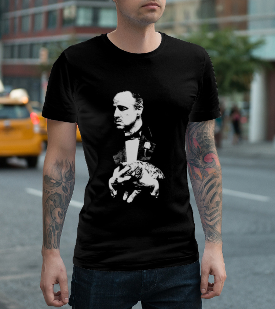 Vito Corleone Marlon Brando The Godfather Movie Film Noir T-Shirt