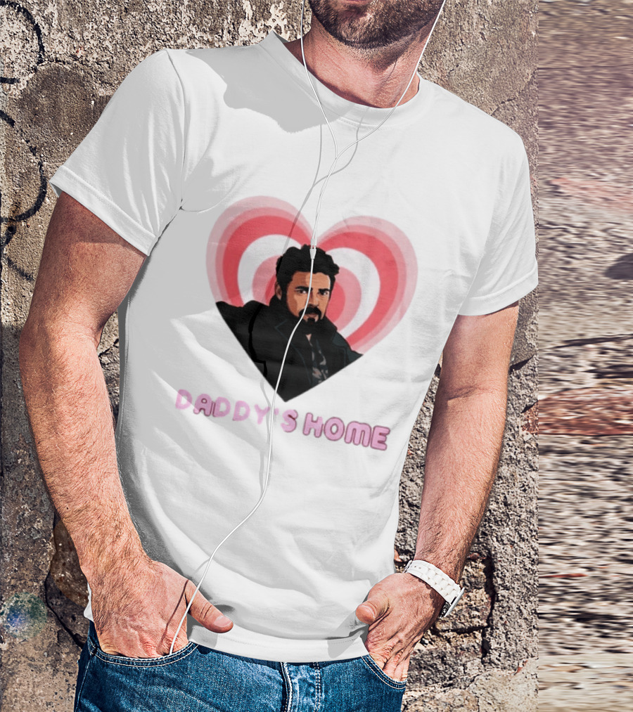 Daddy's Home The Boys Billy Butcher Heart T-Shirt