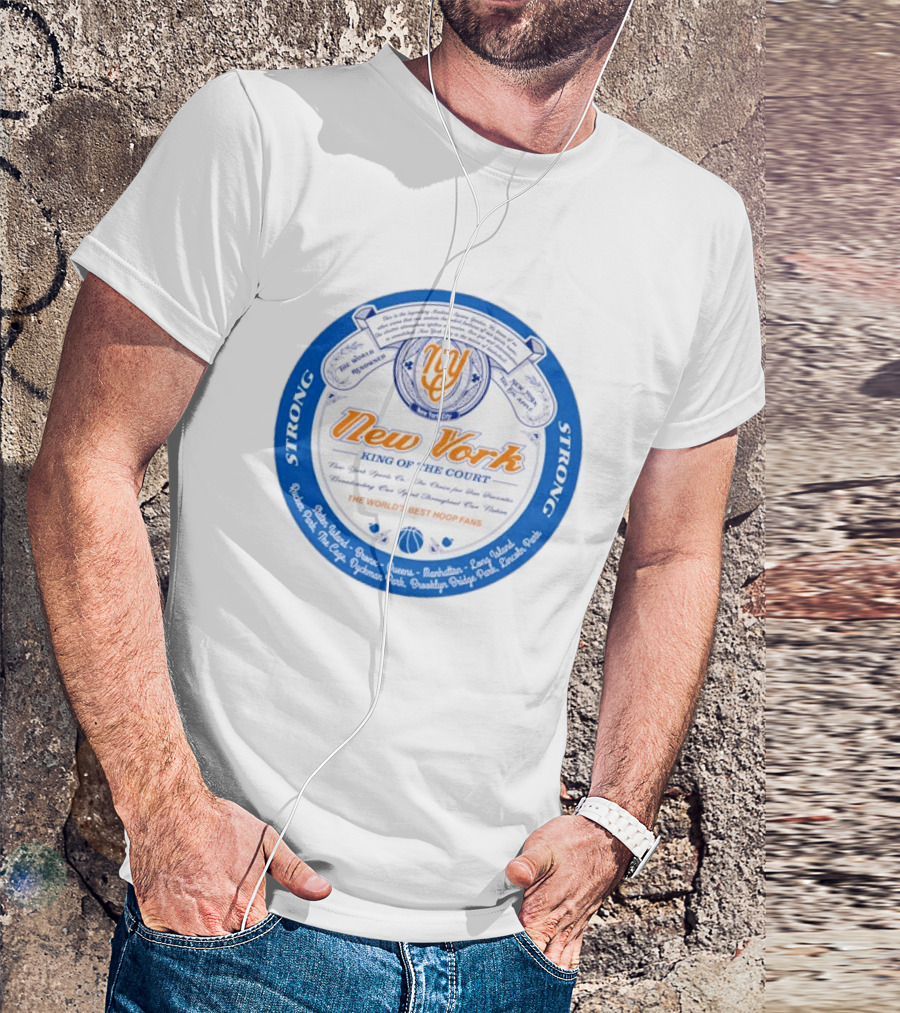 New York King Of The Court Basketball Club Madison Square Garden Sports T-Shirt