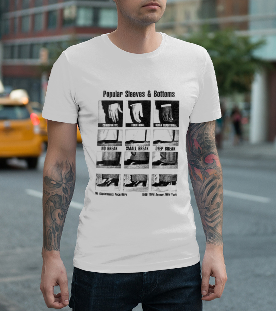 Popular Sleeves And Bottoms No Appointments Necessary 1000 Third Avenue NYC Nine Square T-Shirt