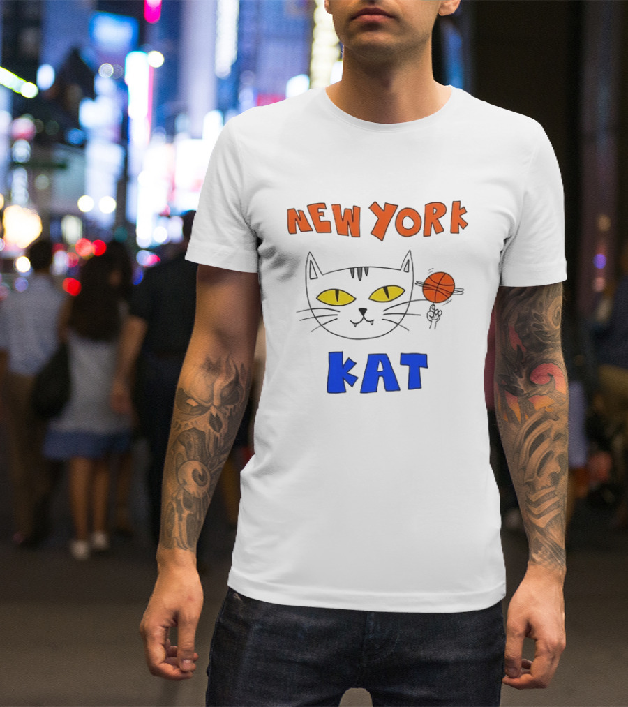 New York Kat Basketball T-Shirt