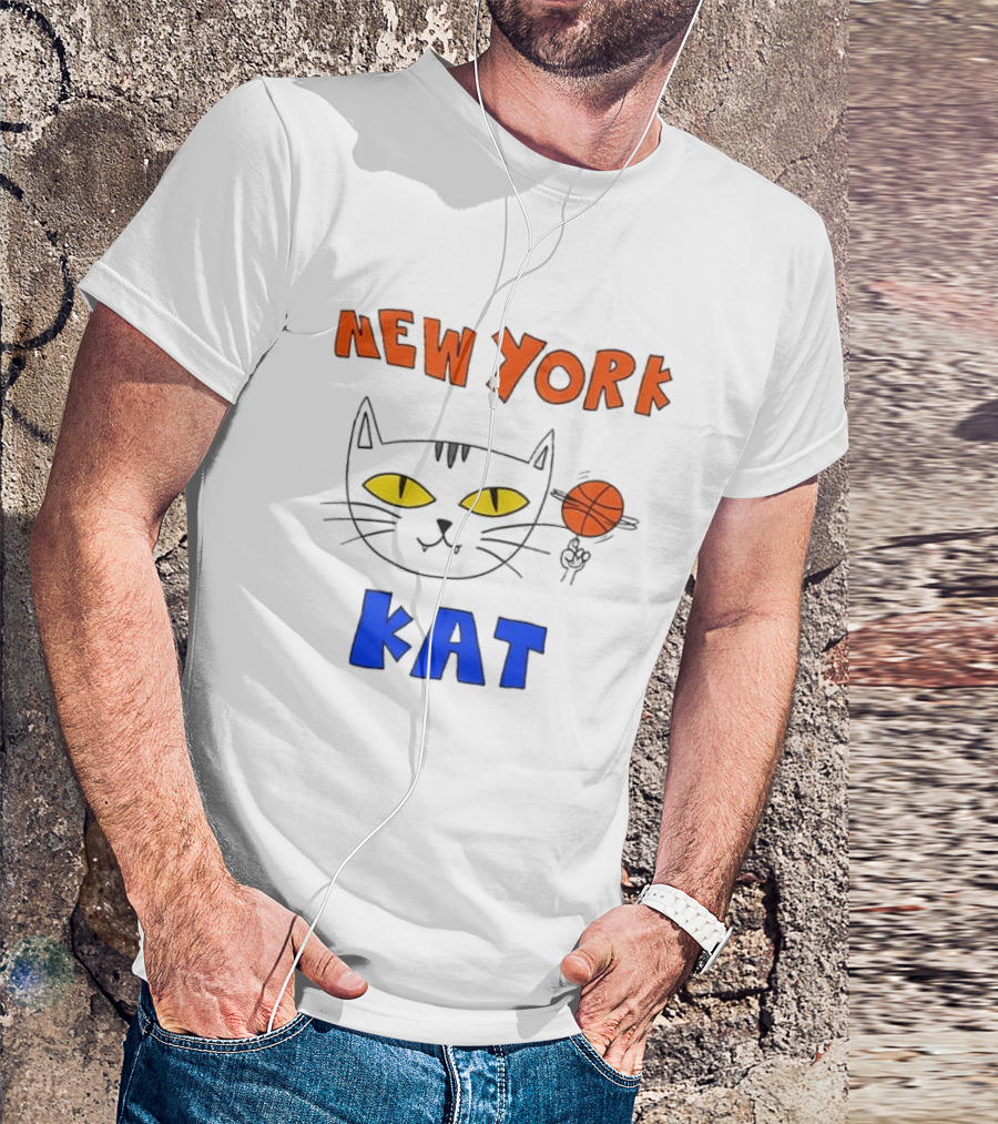 New York Kat Basketball T-Shirt