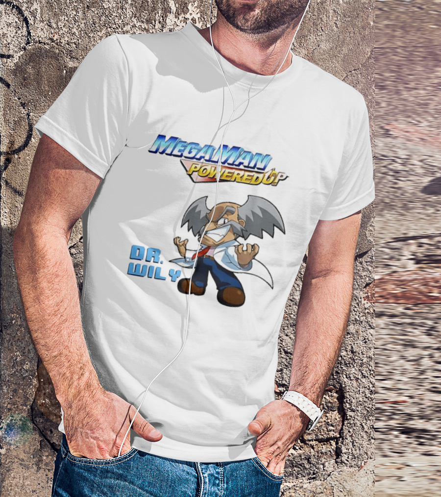 Mega Man Powered Up Dr Wily T-Shirt