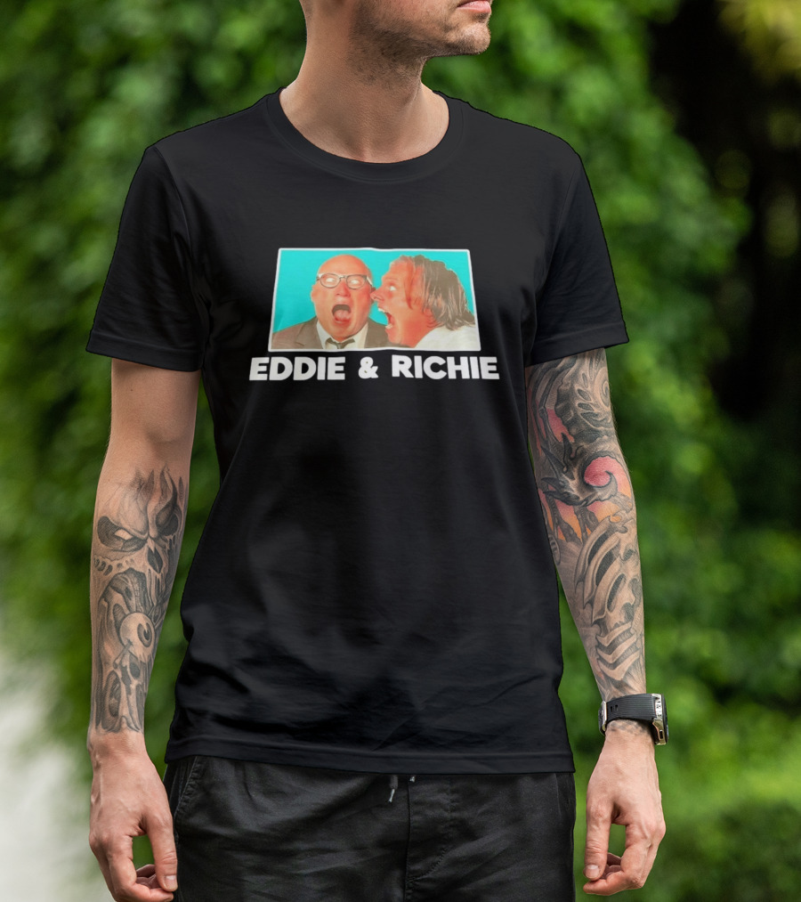 Eddie And Richie It's The Gas Man Classic Comedy Duo T-Shirt