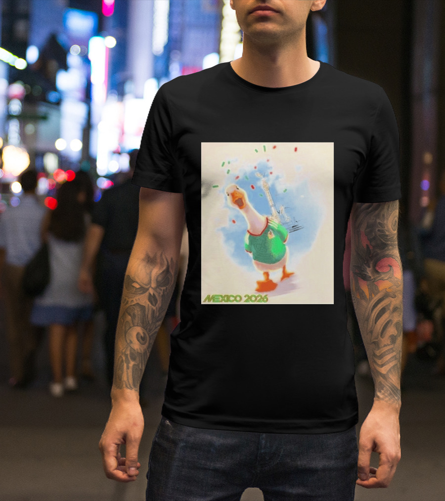 Goose Mexico Soccer Celebration 2026 T-Shirt