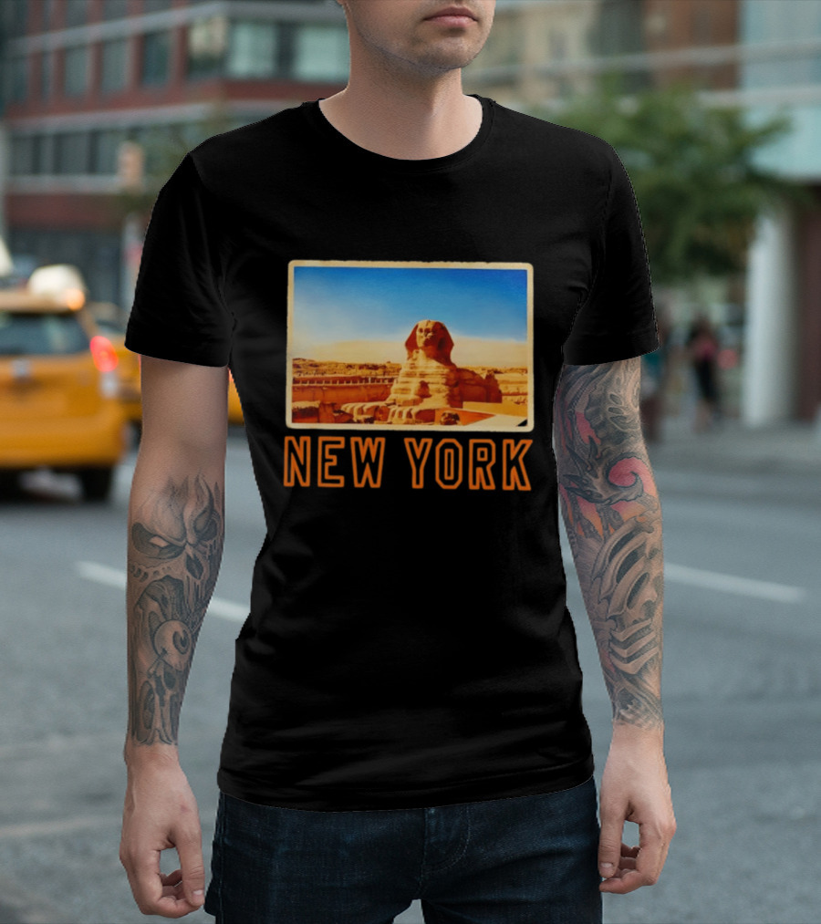 New York Humor Great Sphinx Of Giza Egypt Landmark T-Shirt