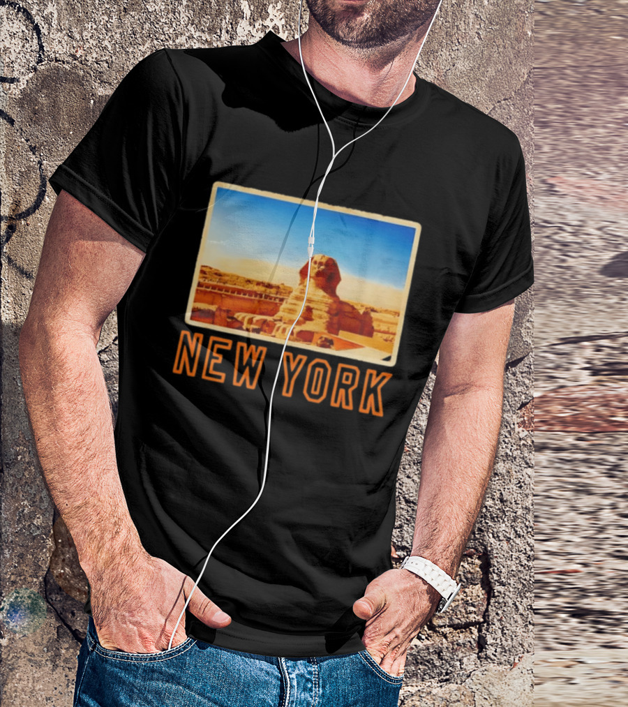 New York Humor Great Sphinx Of Giza Egypt Landmark T-Shirt