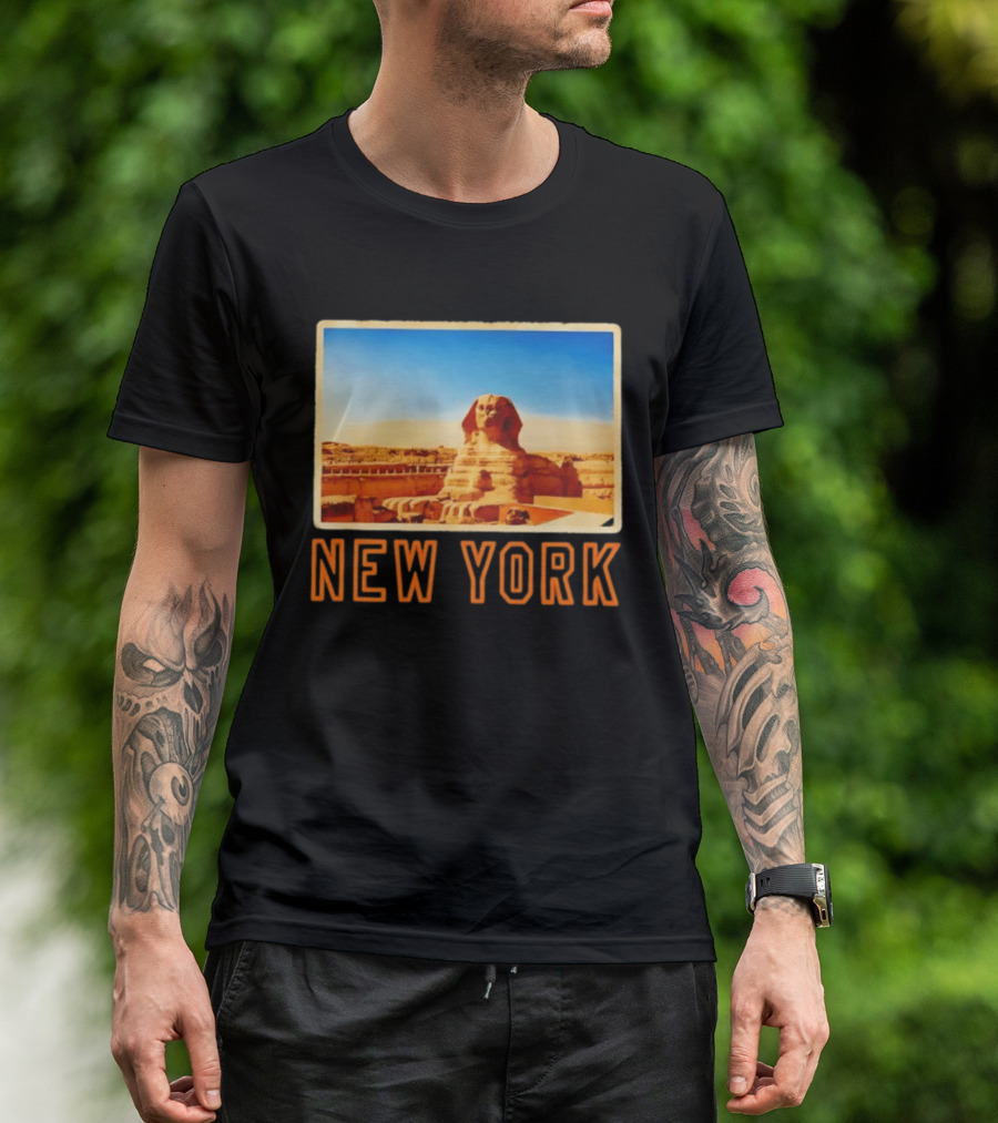 New York Humor Great Sphinx Of Giza Egypt Landmark T-Shirt