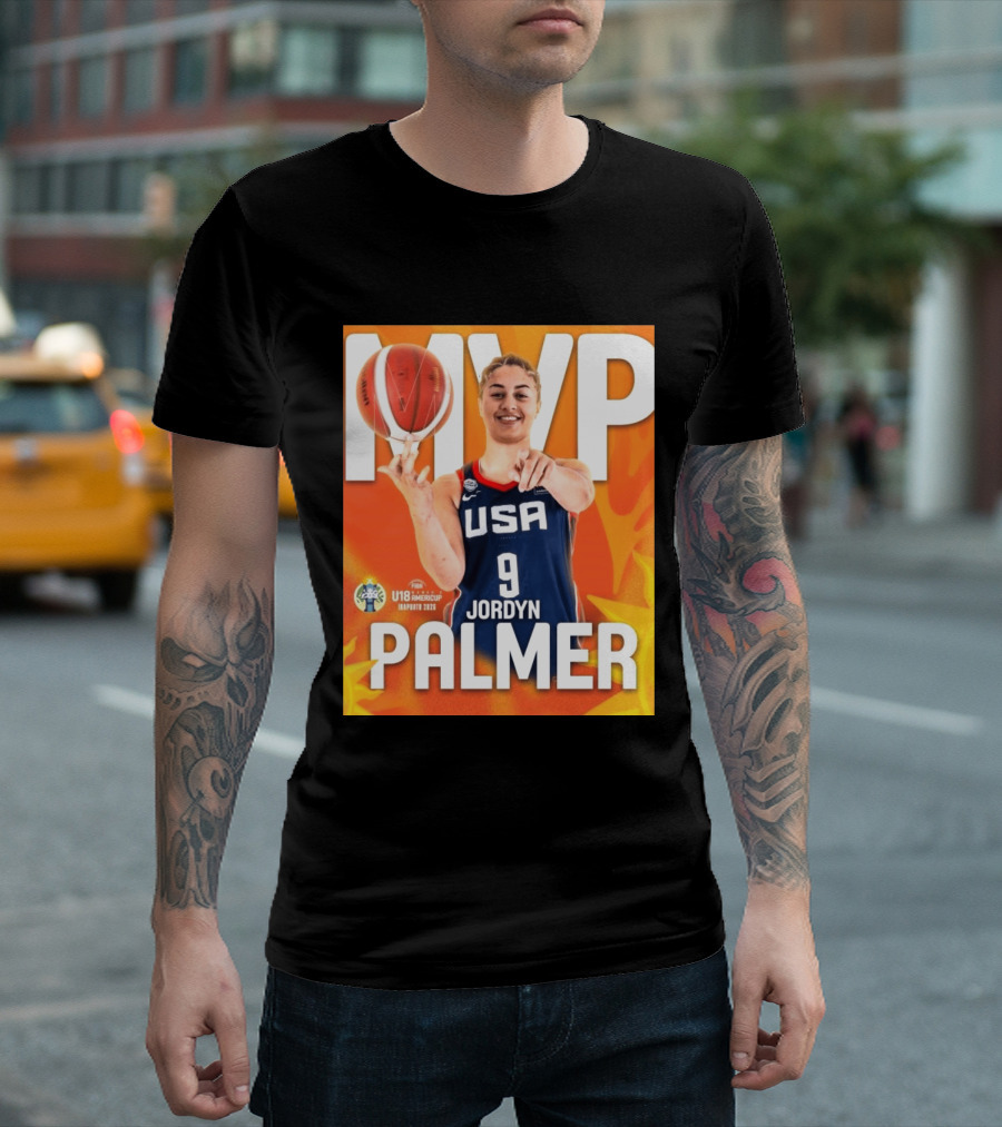 USA Basketball Jordyn Palmer MVP FIBA U18 Women's AmeriCup 2026 T-Shirt