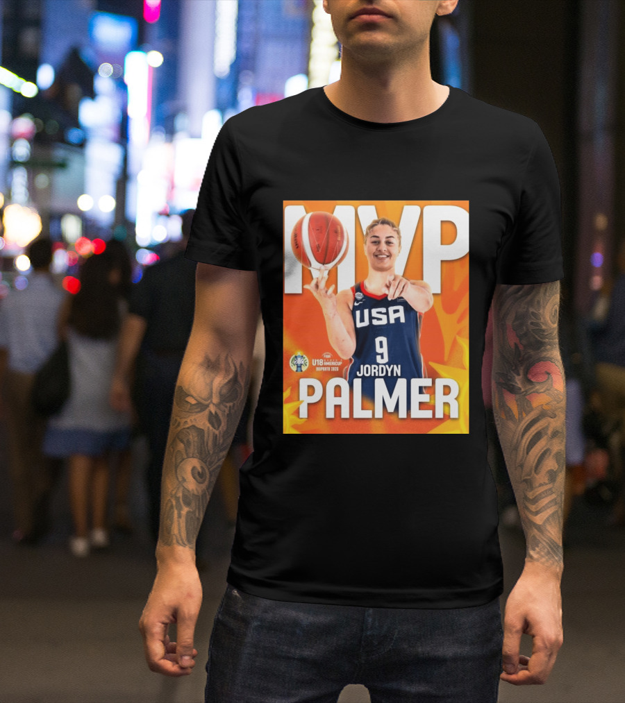 USA Basketball Jordyn Palmer MVP FIBA U18 Women's AmeriCup 2026 T-Shirt