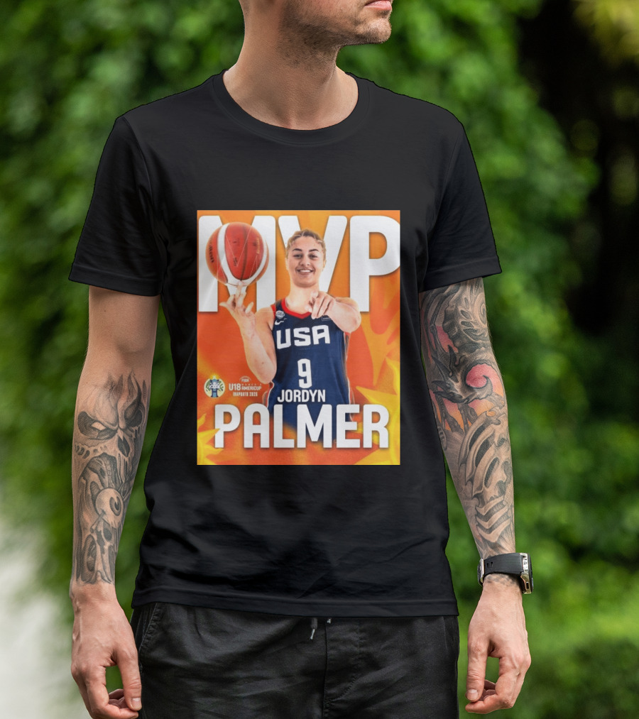 USA Basketball Jordyn Palmer MVP FIBA U18 Women's AmeriCup 2026 T-Shirt