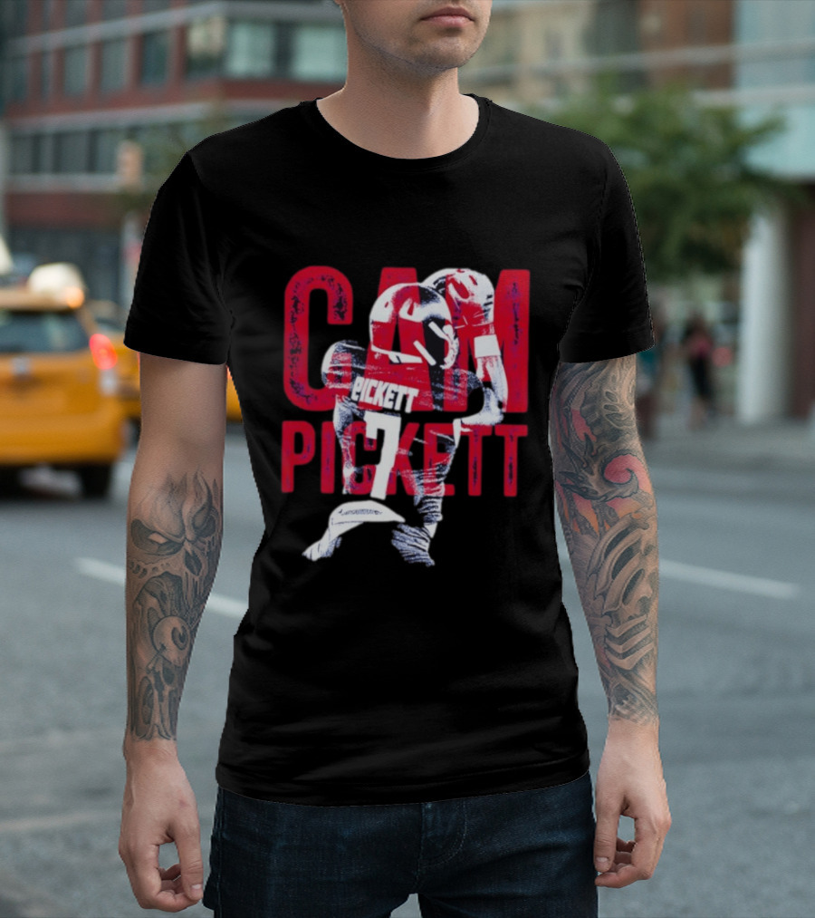 Kenny Pickett Pittsburgh Steelers Cam Pickett Number 7 T-Shirt